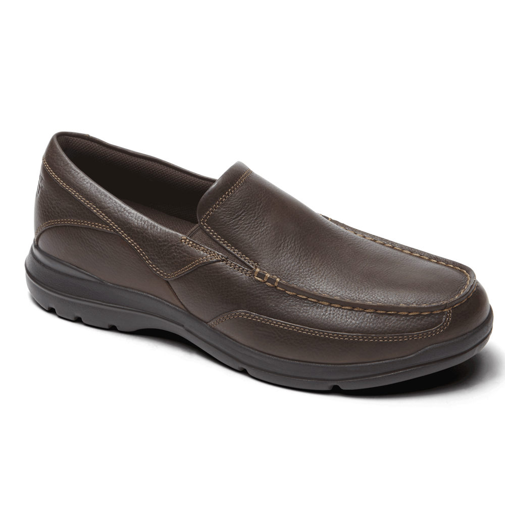 Rockport Mens City Play Two - Slip-On Brown - KPZ689207